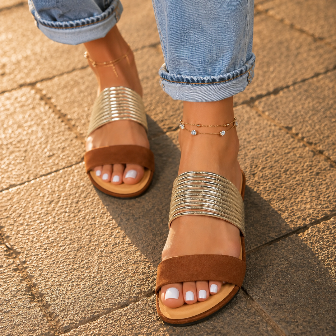 Clarissa Orthopedic Cushioned Open Toe Sandals