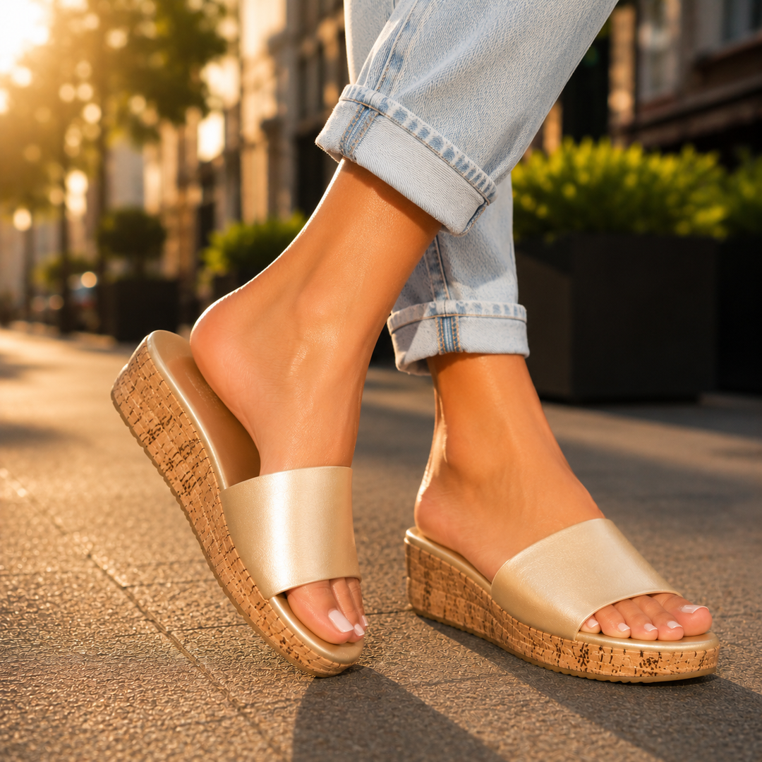 Sarah Comfortable Wedge Sandals
