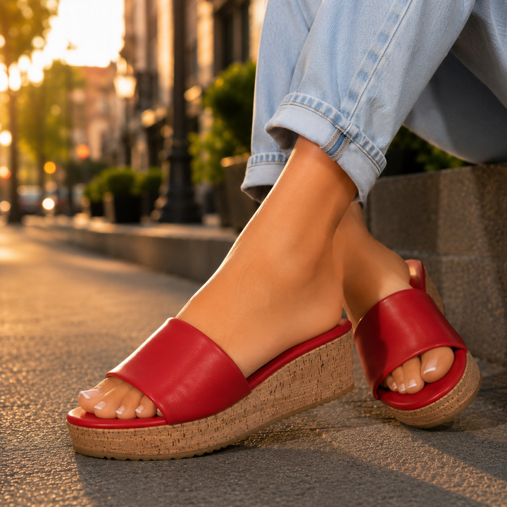 Sarah Comfortable Wedge Sandals