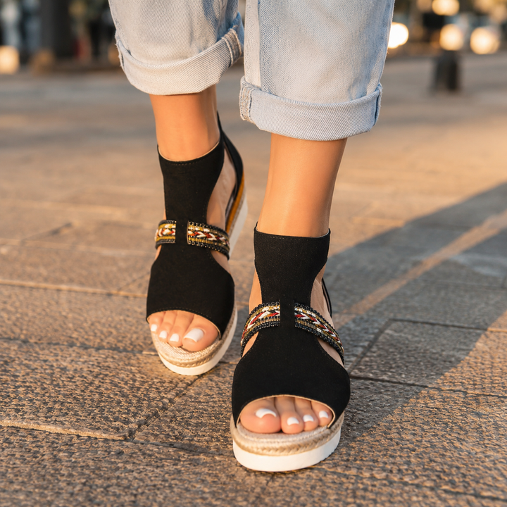 Caelia Comfortable Supportive Wedge Sandals