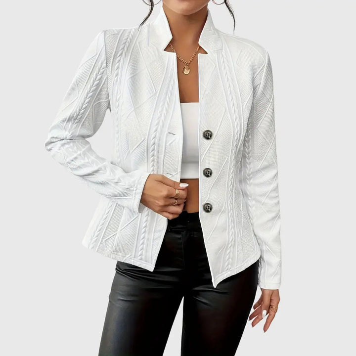 Dominique Cable Texture Blazer