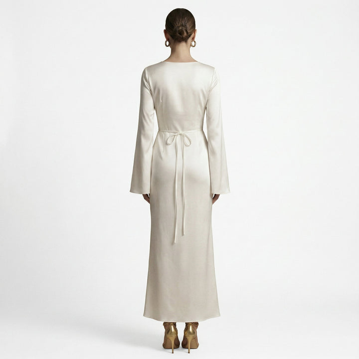 Luminara Tie Waist Maxi Dress