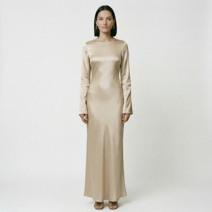 Luminara Tie Waist Maxi Dress