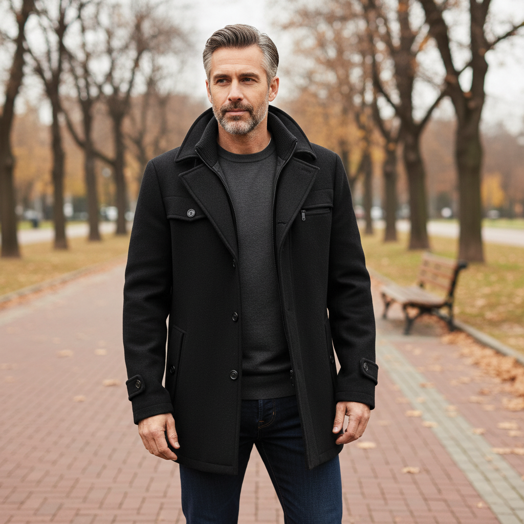 Martin Wool Blend Overcoat