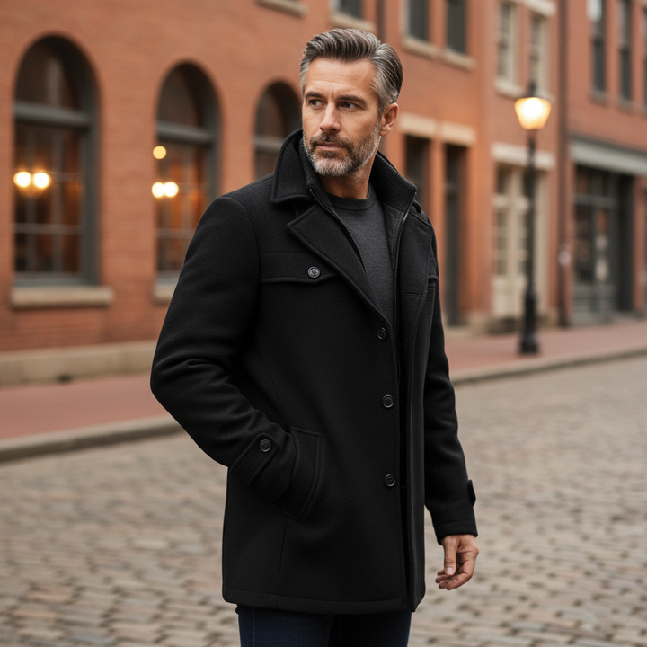 Martin Wool Blend Overcoat