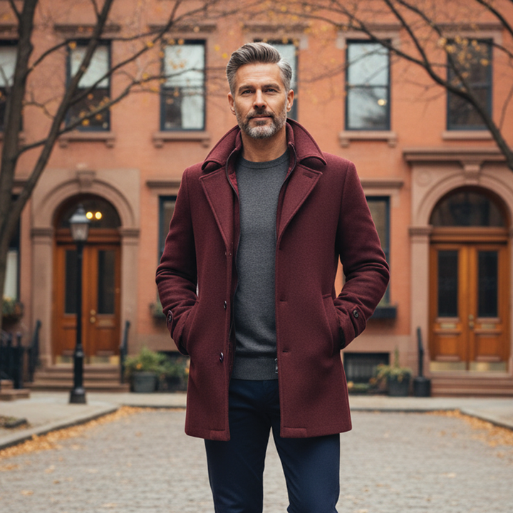 Martin Wool Blend Overcoat