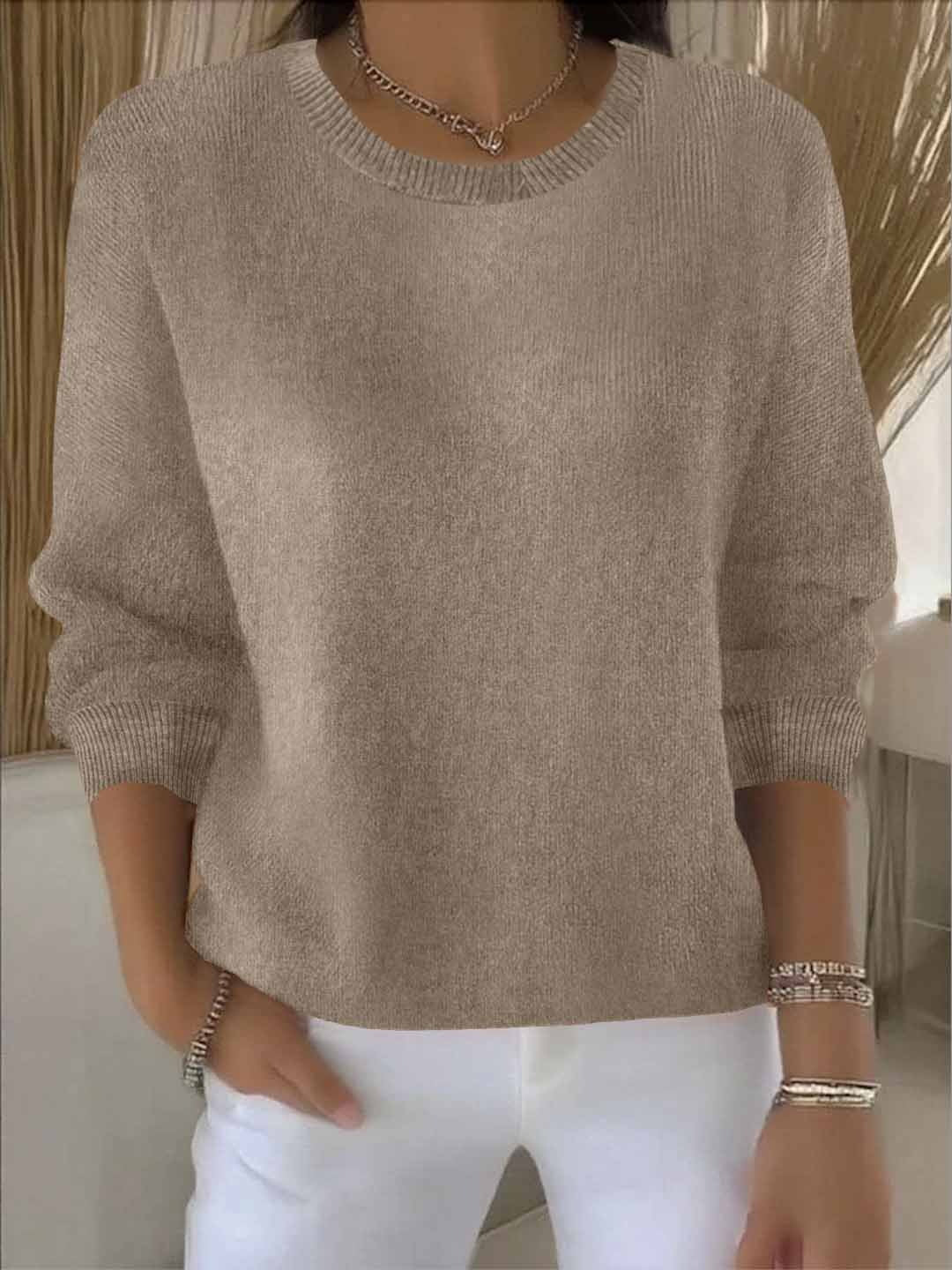 Oriana Dropped Shoulder Sweater