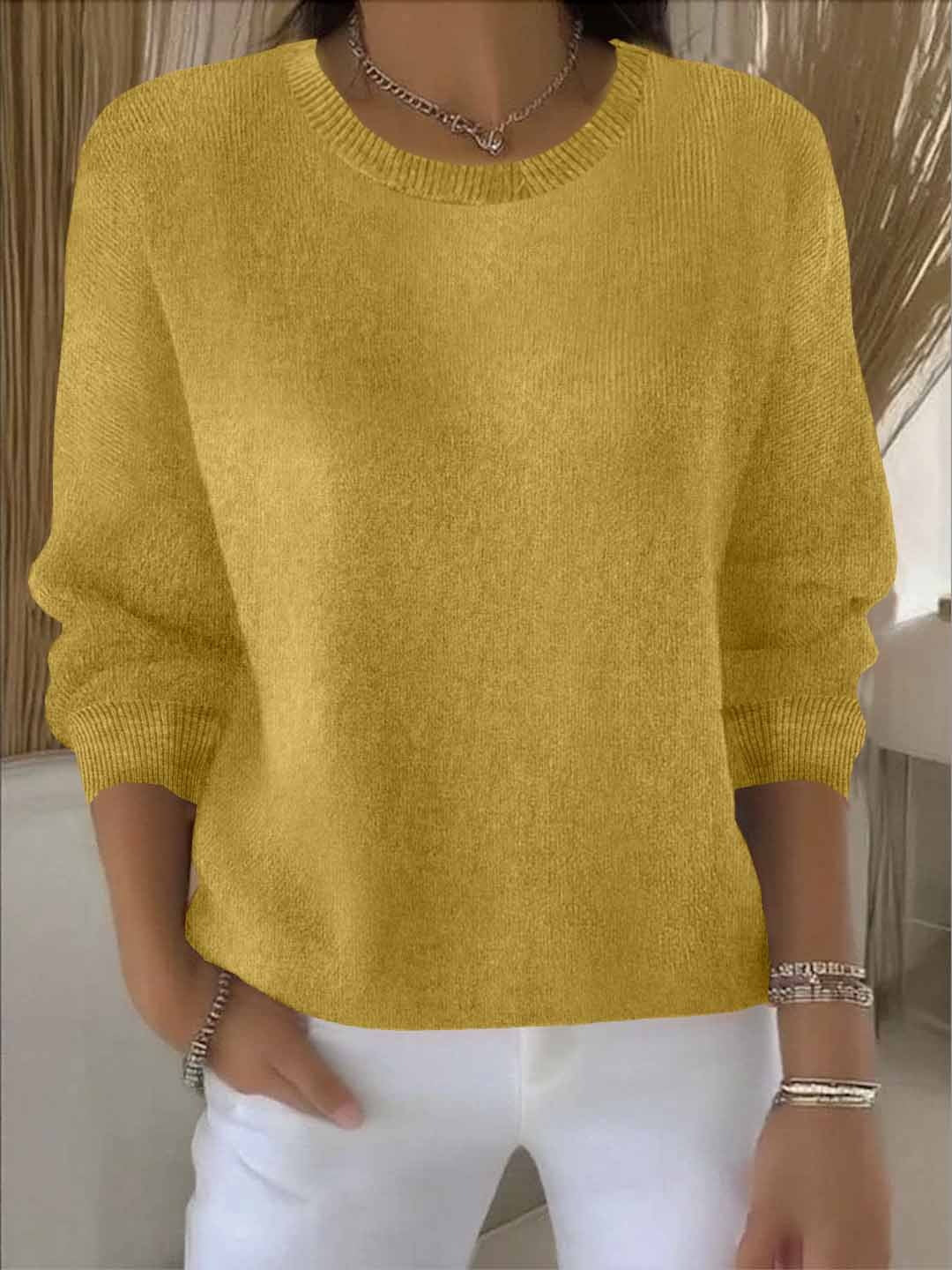 Oriana Dropped Shoulder Sweater