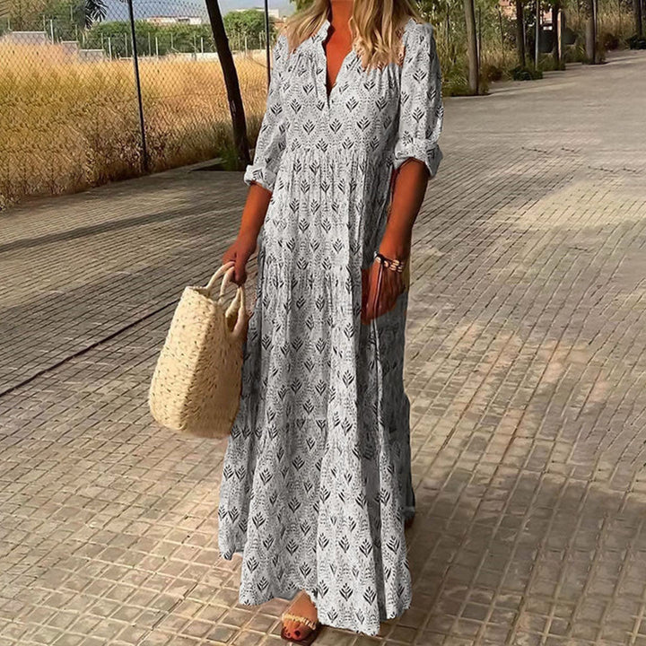 Ginnie Boho Print Maxi Dress