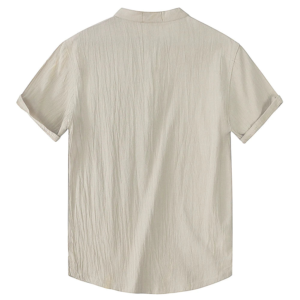 Davin Short Sleeve Henley Shirt