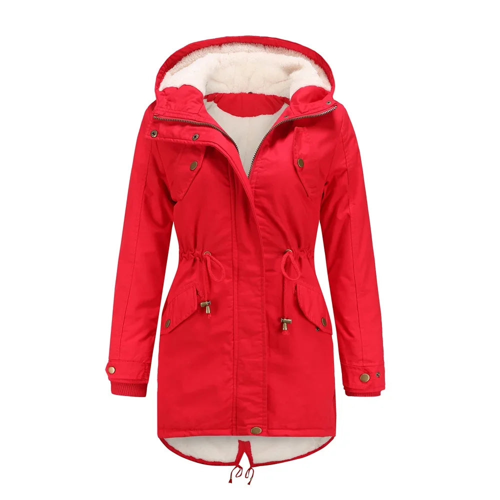 Apolline Faux Fur Anorak Coat