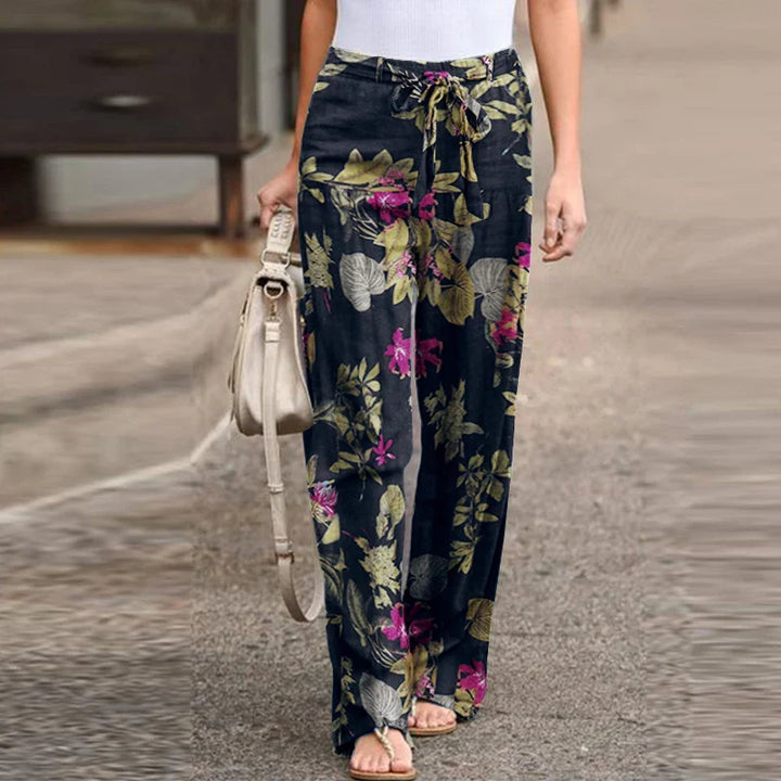 Karolina Floral Wide Leg Pants