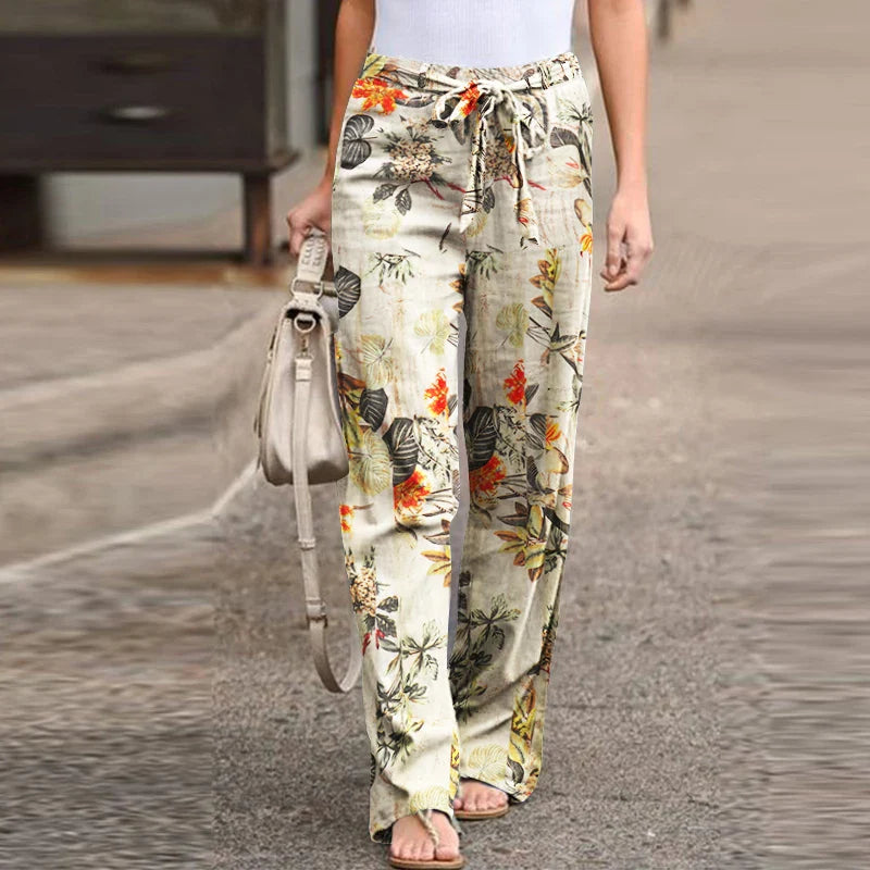 Karolina Floral Wide Leg Pants