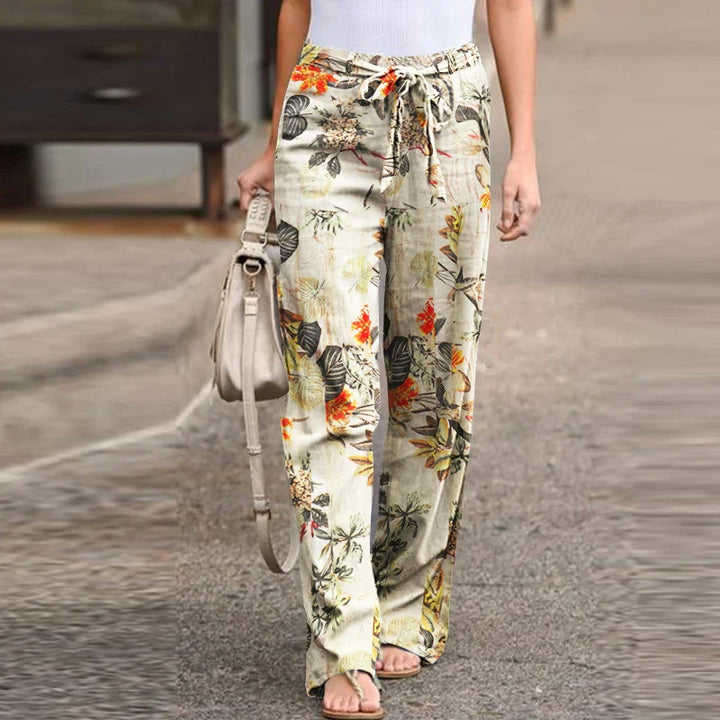 Karolina Floral Wide Leg Pants