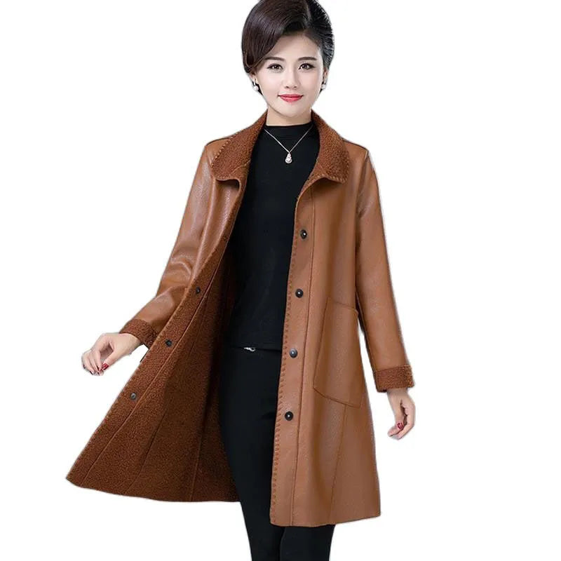 Evadne Shearling Collar Jacket