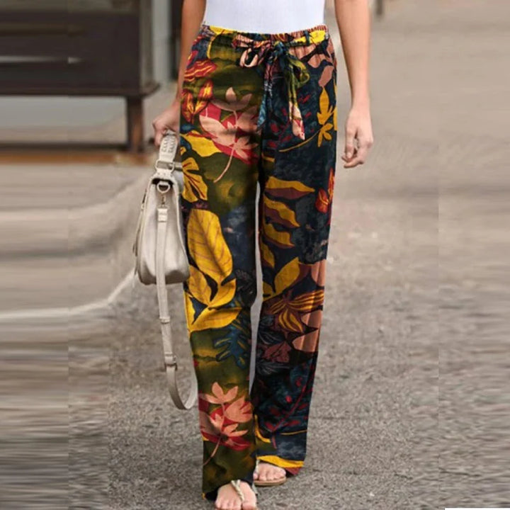 Karolina Floral Wide Leg Pants