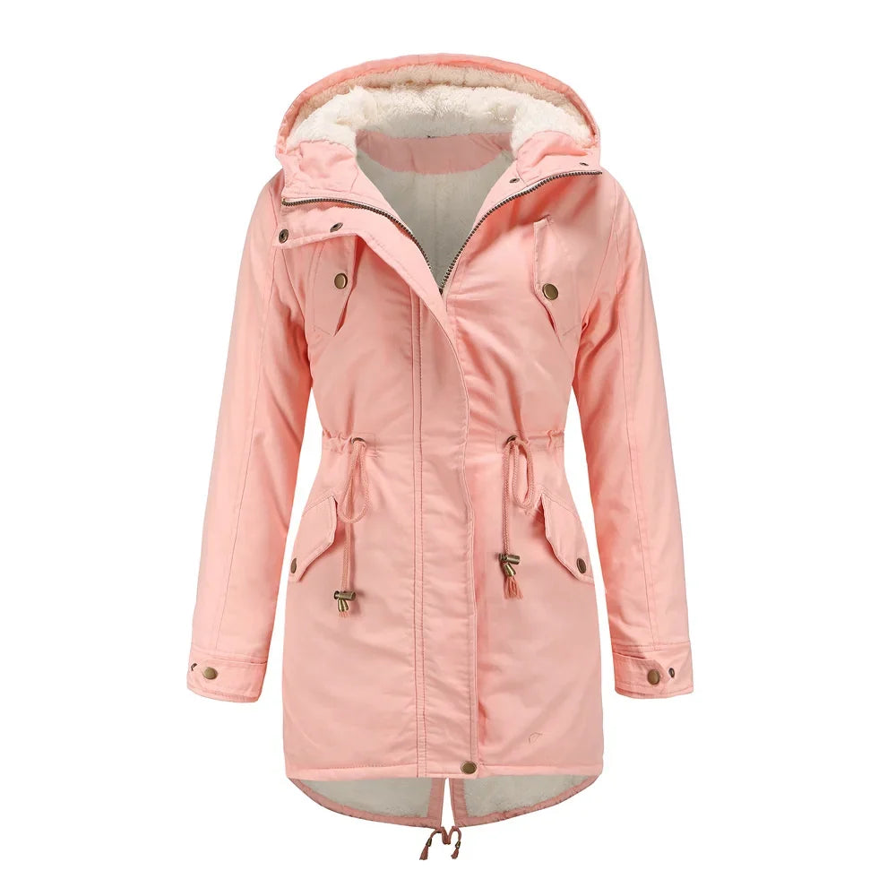 Apolline Faux Fur Anorak Coat