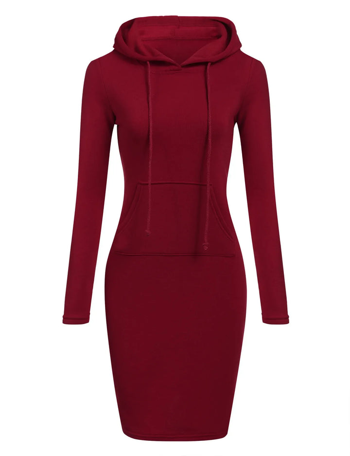 Halden Drawstring Hood Dress