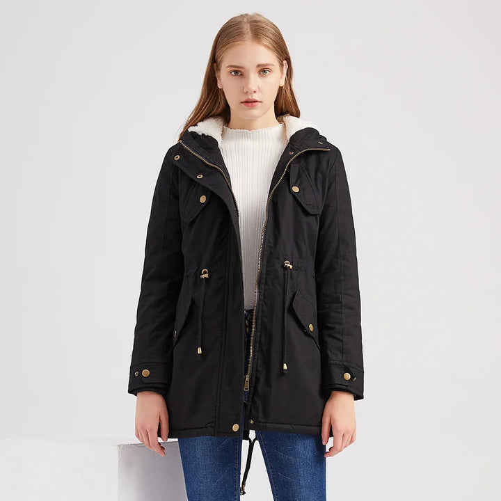 Apolline Faux Fur Anorak Coat