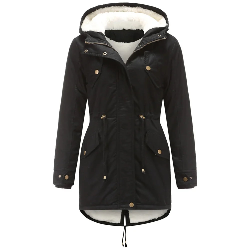 Apolline Faux Fur Anorak Coat
