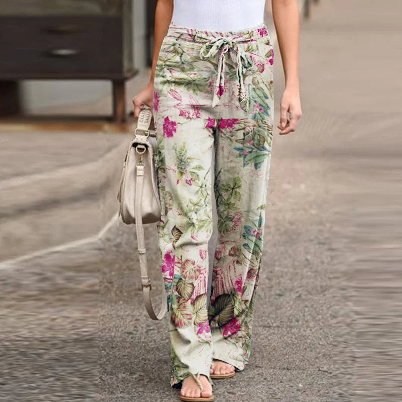 Karolina Floral Wide Leg Pants