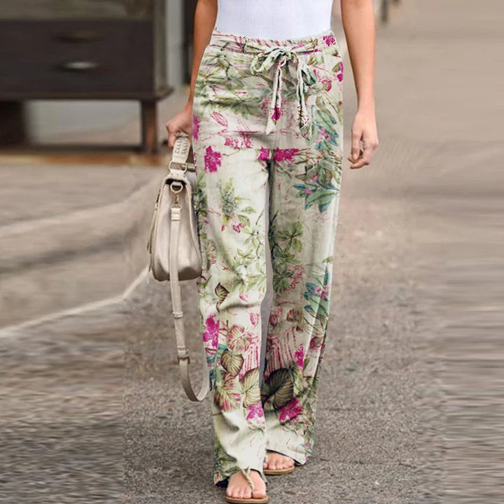 Karolina Floral Wide Leg Pants