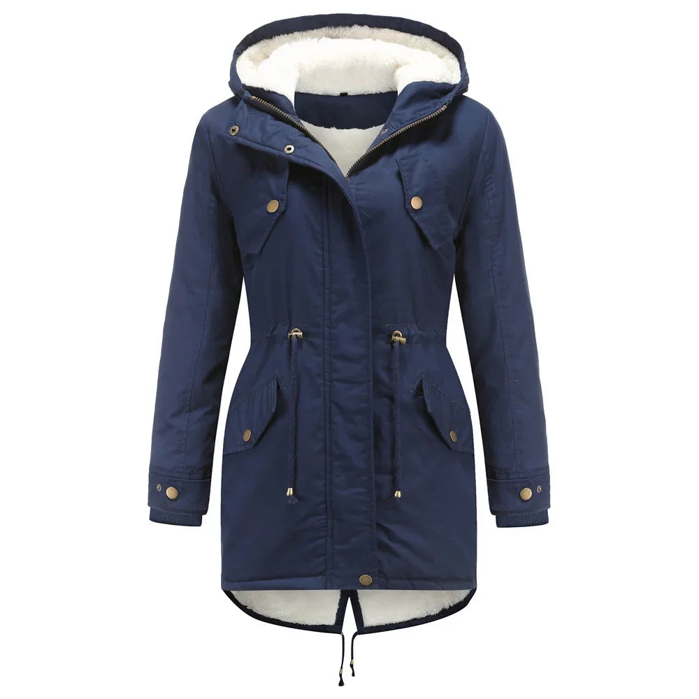 Apolline Faux Fur Anorak Coat