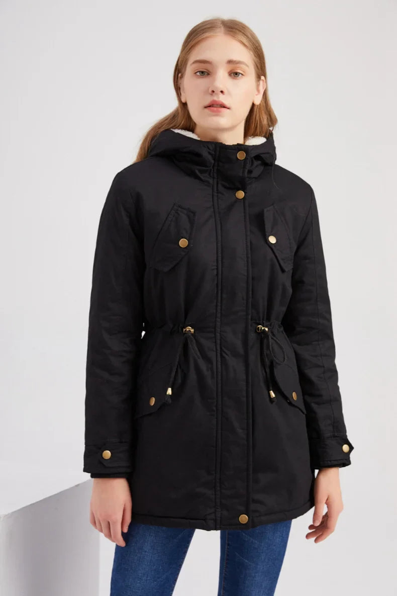 Apolline Faux Fur Anorak Coat