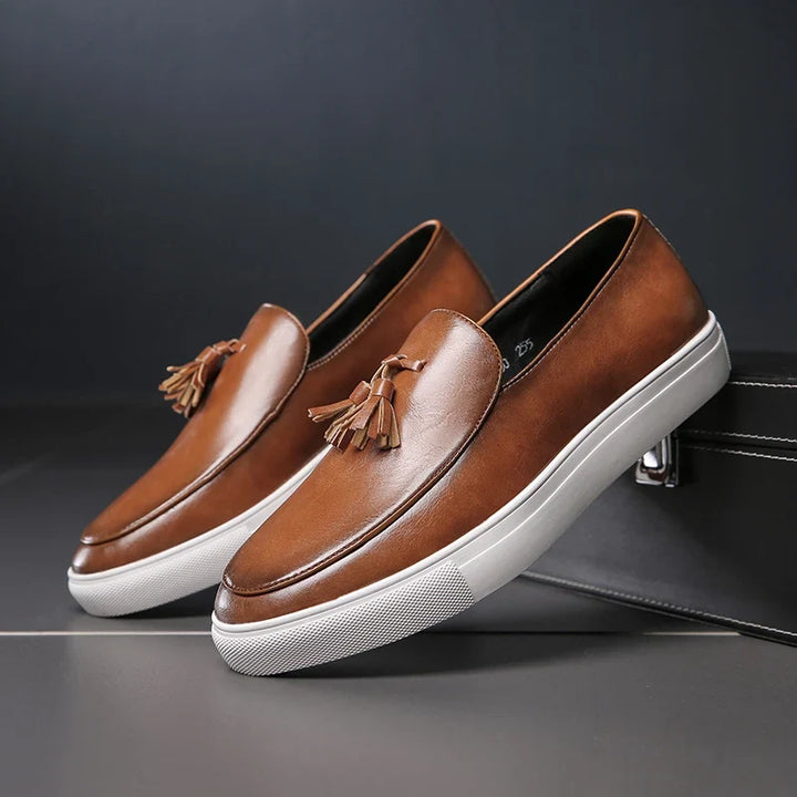 Harvey Tasseled Leather Loafer