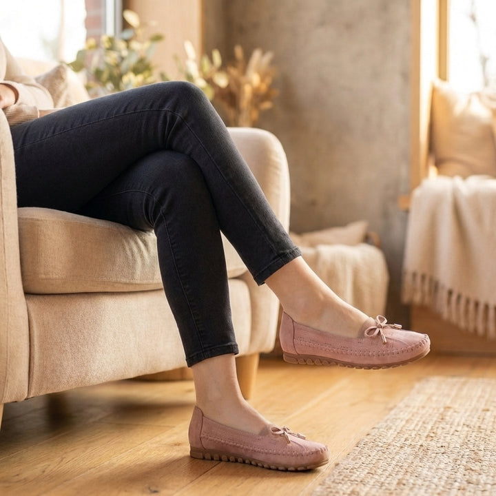 Simone Orthopedic Perforated Comfort Loafers