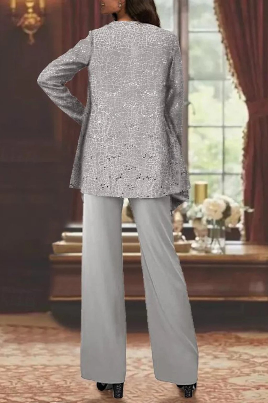 Corinthia Sequin Jacket Set