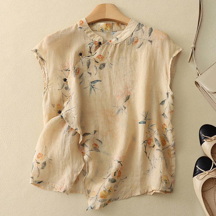 Madina Vintage Sleeveless Top