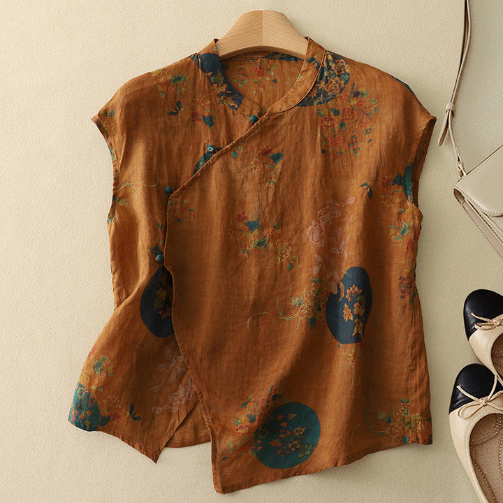 Madina Vintage Sleeveless Top