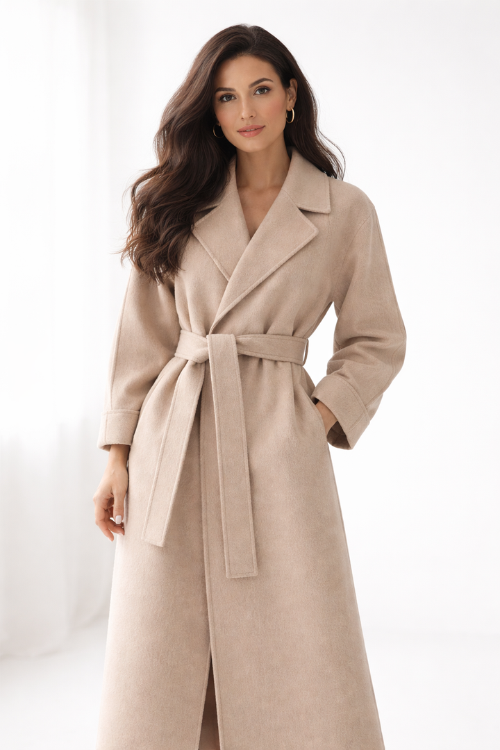 Ophelia Belted Wrap Coat