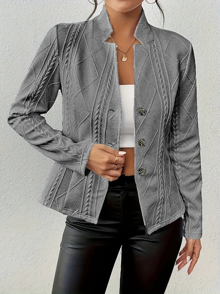 Dominique Cable Texture Blazer