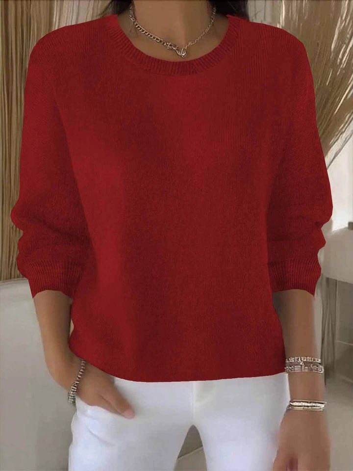 Oriana Dropped Shoulder Sweater