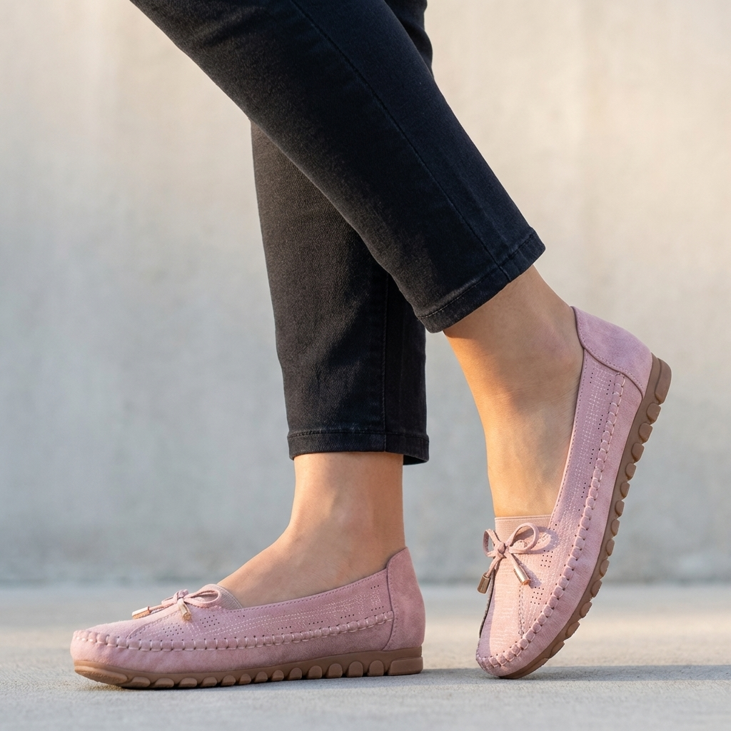 Simone Orthopedic Perforated Comfort Loafers