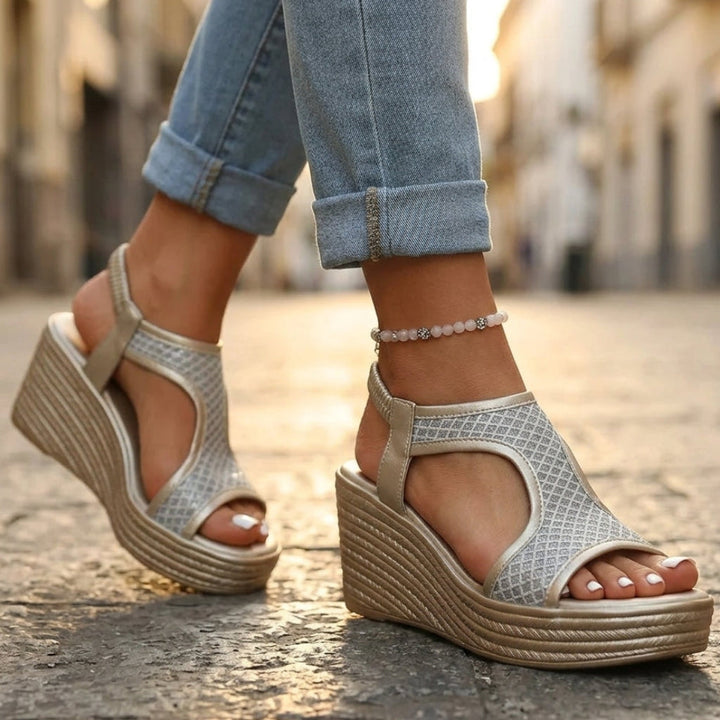 Solara Supportive Wedge Sandals