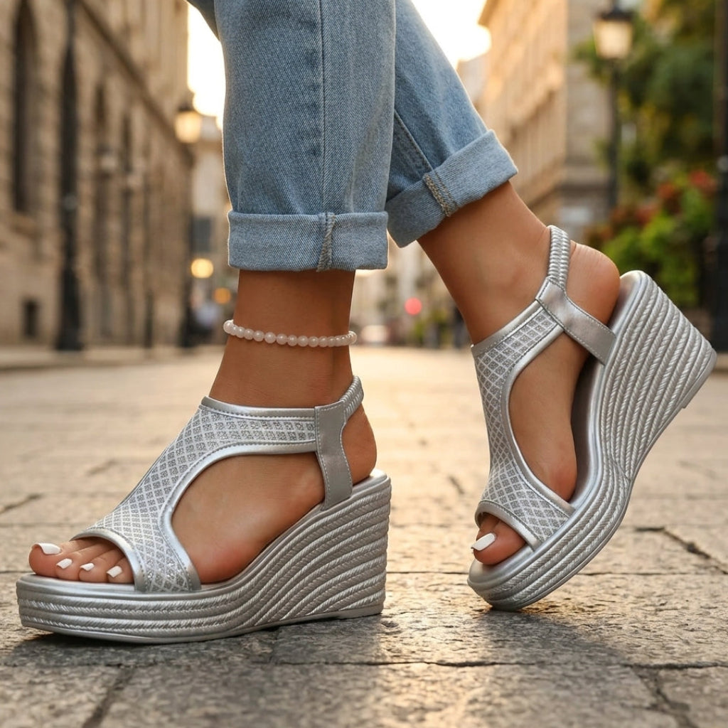 Solara Supportive Wedge Sandals