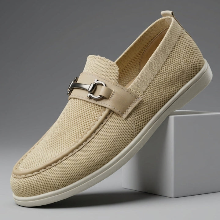 Luciano Breathable Knit Loafers