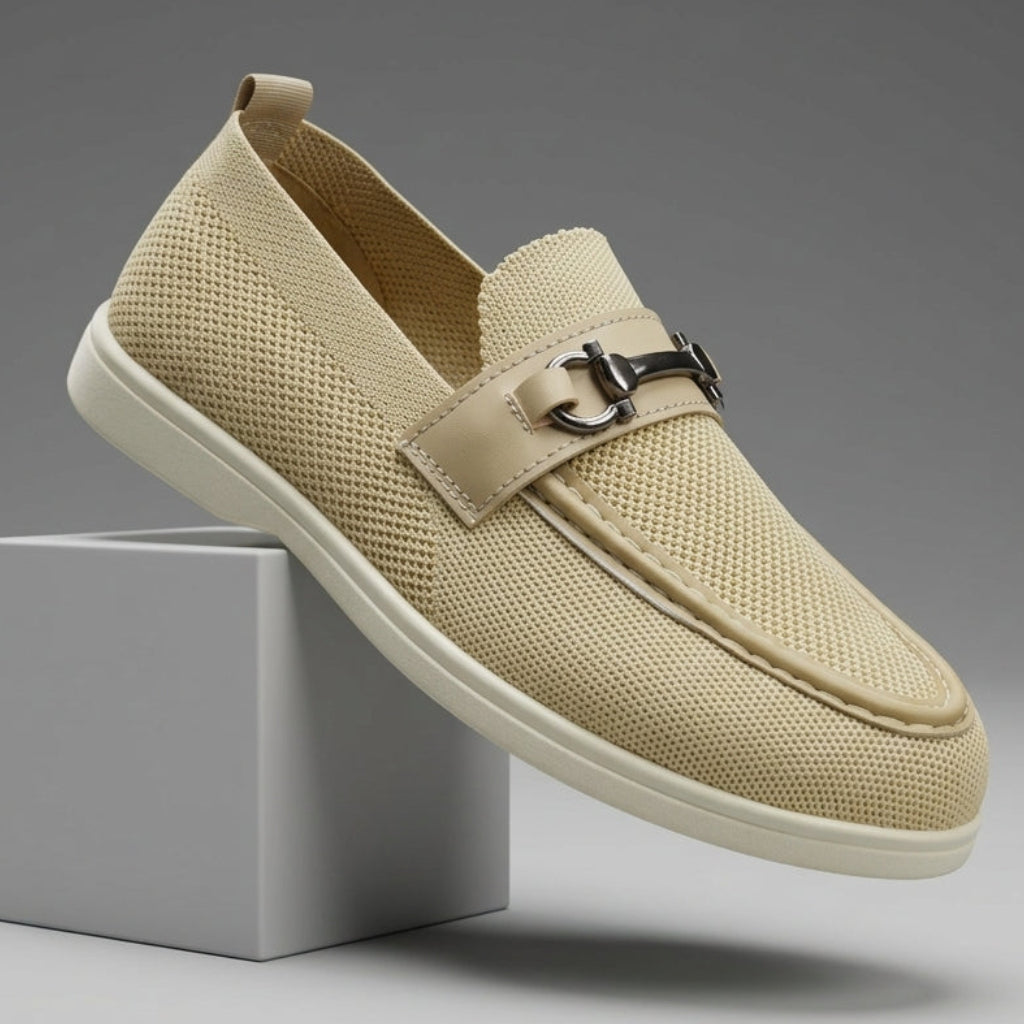 Luciano Breathable Knit Loafers
