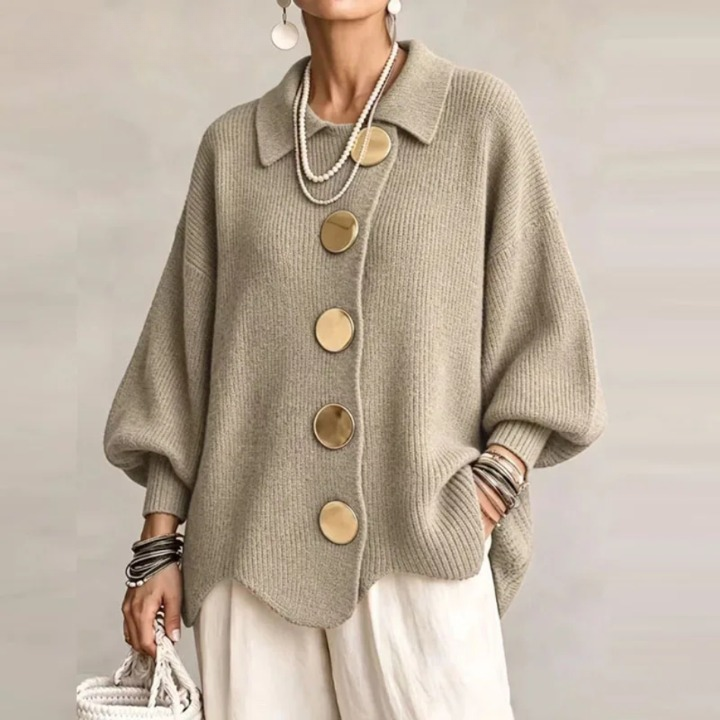 Amara Comfortable Button Cardigan