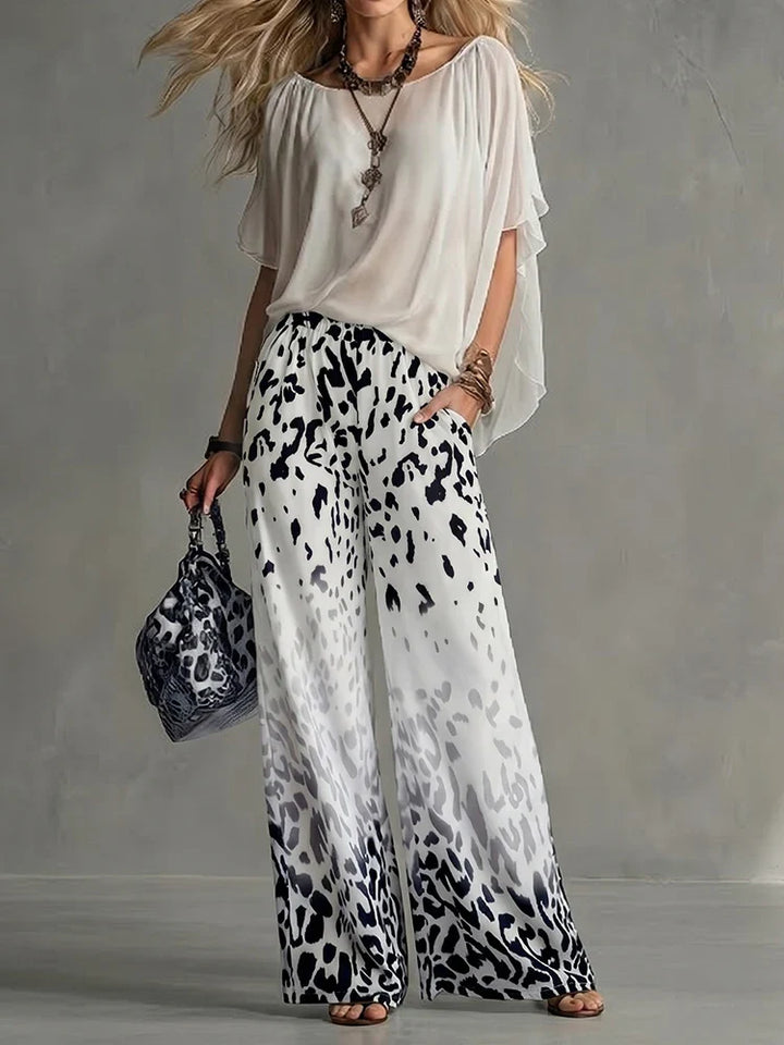 Lousie Leopard Print Two-Piece Set