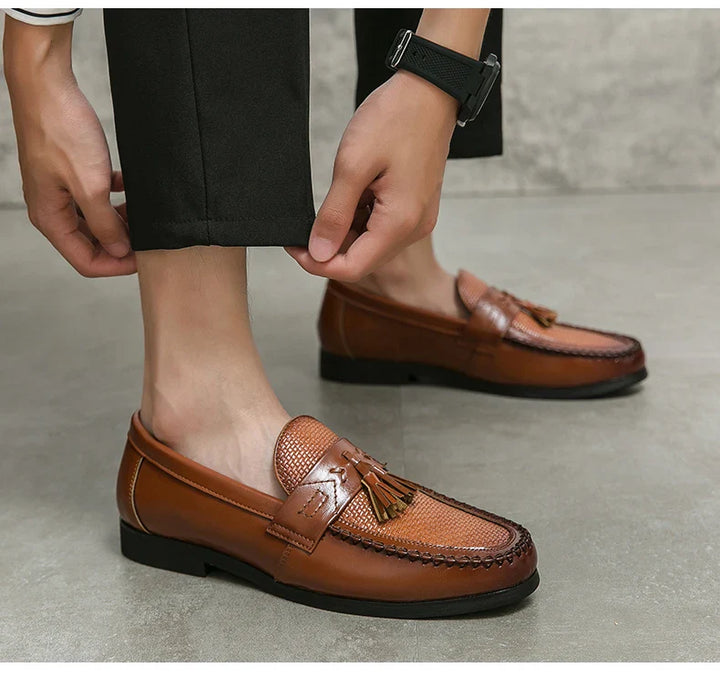 Alfred Braided Tassel Loafers