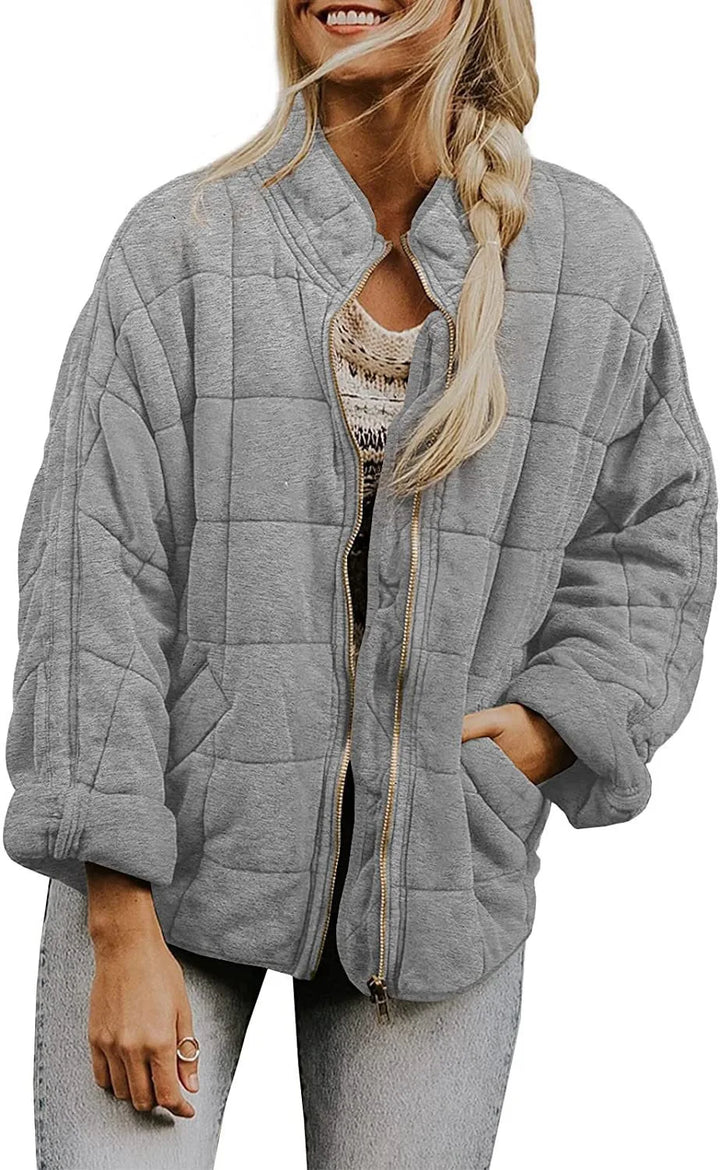 Marchetti Quilted Bomber Jacket