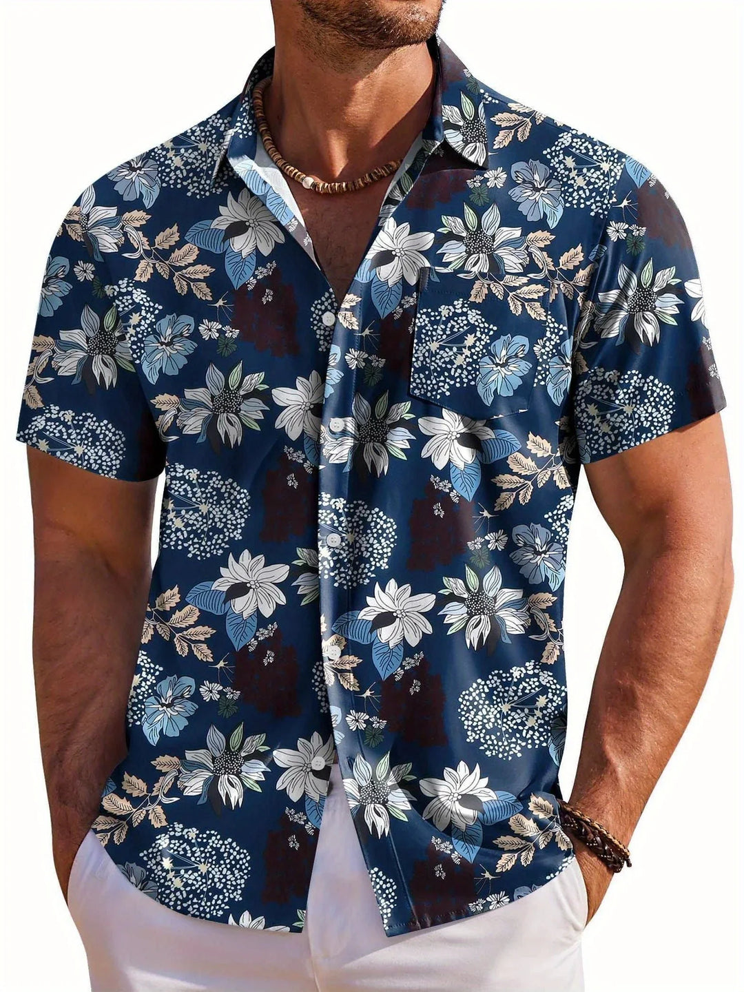 Onslo Relaxed Hawaiian Floral Summer Shirt