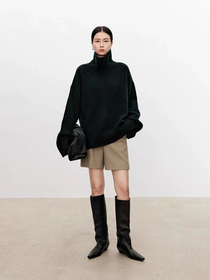 Halcyon Turtleneck Cashmere Pullover