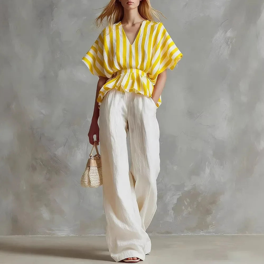 Helena Wide Leg Matching Set
