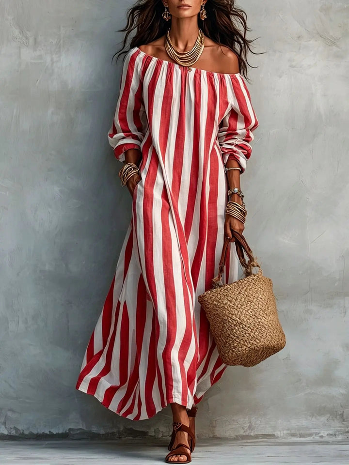 Isobel Off Shoulder Maxi Dress