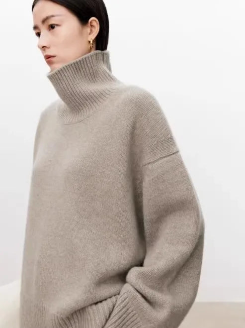 Halcyon Turtleneck Cashmere Pullover